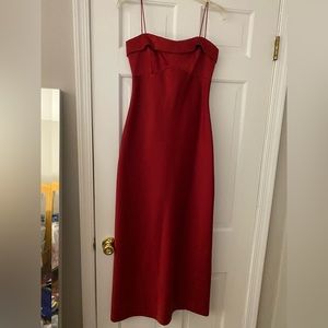 Vintage Odessa red party dress